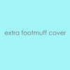 Extra footmuff zip on cover