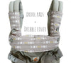 Custom Order teething drool pads + dribble bib cover for Ergo Adapt