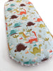 Waterproof bassinet liner that fits Uppababy Vista V2 with a cute Dinosaurs cotton fabric