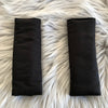 Black Cotton Padded Shoulder Harness Strap Covers for the pram or car to make baby comfortable in the pram
