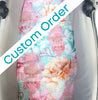 Custom order made to fit Baby Jogger City Tour Lux. Soft and padded bassinet liner - Reversible