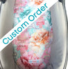 Custom order made to fit Bugaboo Buffalo Plus. Soft and padded bassinet liner - Reversible