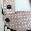 Ergobaby 360 Omni Compatible Padded teething dribble bib and drool pads set in a neutral taupe stars fabric - Mini Happy Me