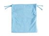 Light blue pram blanket non-slip with foot pouch