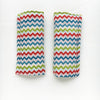 Bright Chevron Padded Shoulder Harness Strap Covers to make baby comfortable in the pram. Mini Happy Me