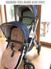 Uppababy Vista and Rumble seat compatible pram liners. Non slip, reversible, soft and padded. Custom made in Australia.